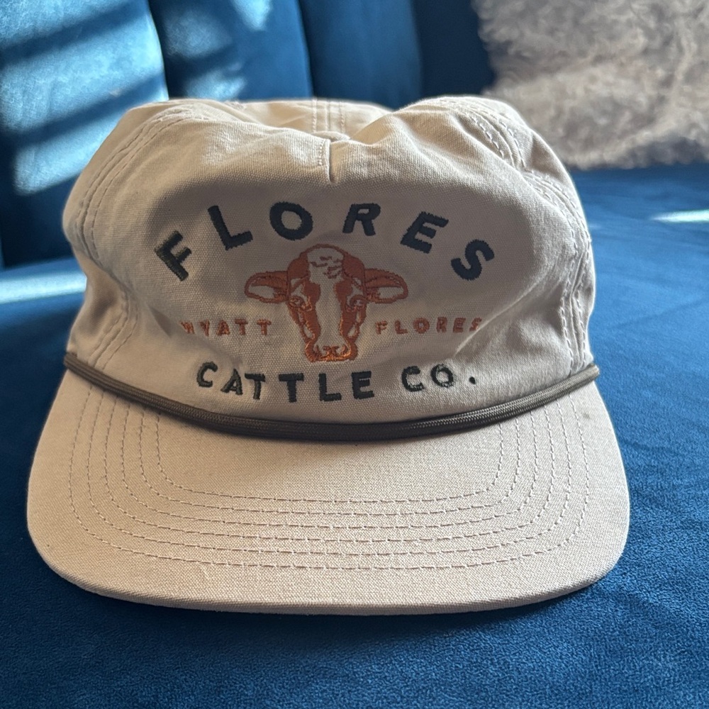 Flores Cattle Co. Beige Cap